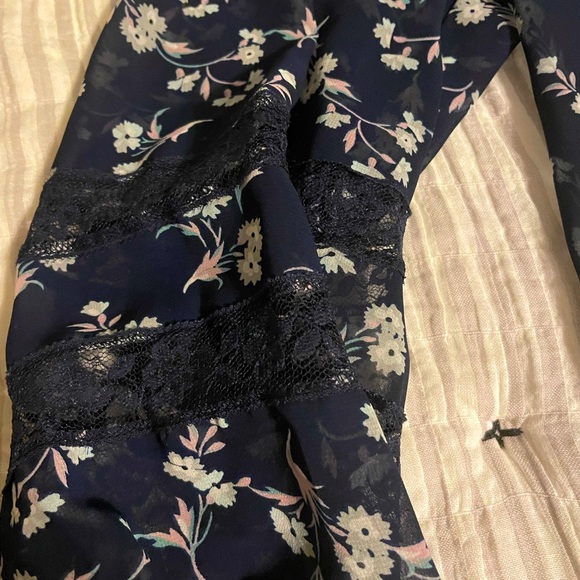 Lauren Conrad Navy Blue Blouse - Picture 3 of 3